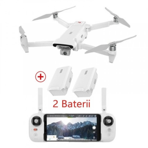 Set drona Xiaomi FIMI X8 SE 2020 cu 2 baterii, Camera 4K, 12MP Sony CMOS, Gimbal pe 3 axe, GPS, 35 min timp zbor, 2x 4500mAh, Alb [0]