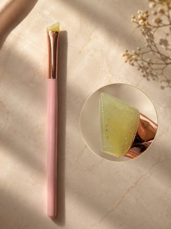 Ustensile - Pensula silcon - glitter gold