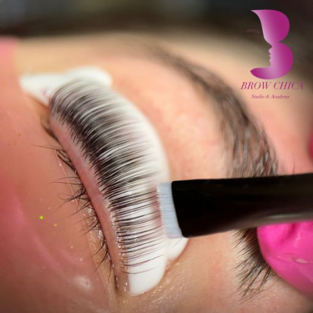 Sticky lashlift balm + pensula Fluffy [2]