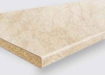 Blat bucatarie 100 cm Travertin luios de 28 mm, Termo-Rezistent [2]