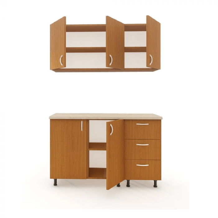 Bucatarie Star 120cm, Culoare CIRES din Pal de 18mm [4]
