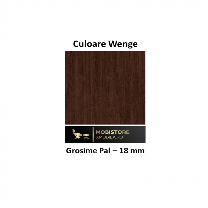 Bucatarie Star 120cm, Culoare Wenghe din Pal de 18mm [5]