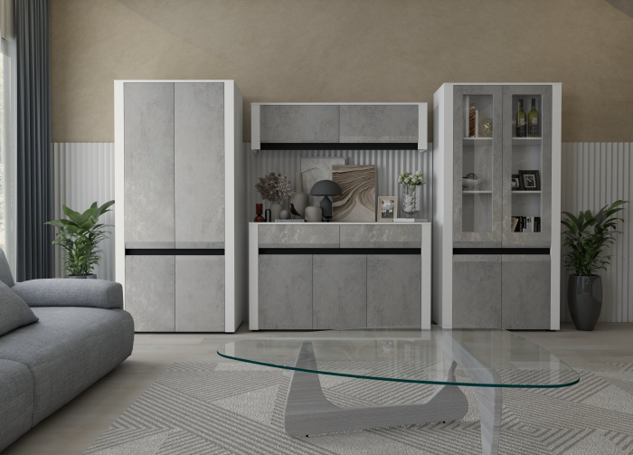 Comodă Bodena cu 3 Uși și 2 Sertare [2]