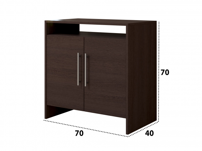 Comodă ZOE, Masura 70x70x40 cm, Culoare Wenge [4]