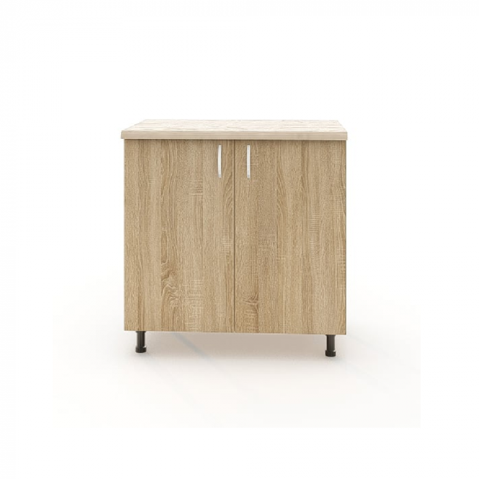 Corp Inferior Bucatarie  L80X50XH90CM, Culoare Sonoma, Pal 18mm [2]