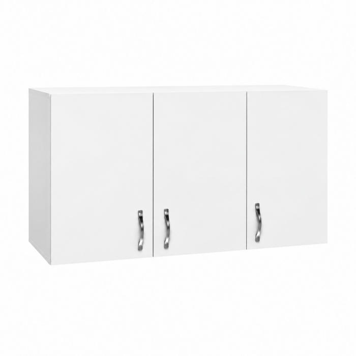 Corp Suspendat 120×60×35 cm Bucătărie, 3 Uși, Alb Mat | PAL 18 mm | Balamale cu Amortizare [2]