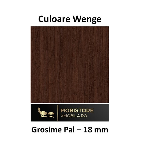 Corp Suspendat cu 2 Usi, 60x60x35 cm, Culoare Wenge, Pal 18mm [4]