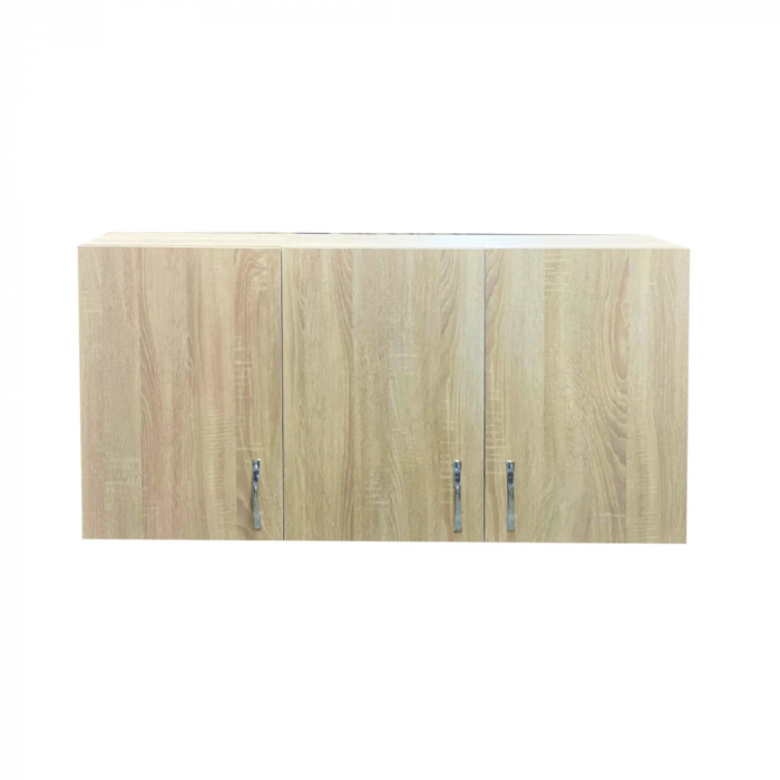 Corp Suspendat cu 3 Usi, 120x60x35 cm, Culoare Sonoma, Pal 18mm [2]