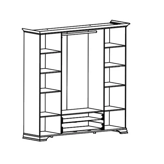 Dormitor Kentuky V2, Culoare Alb Alpin [3]