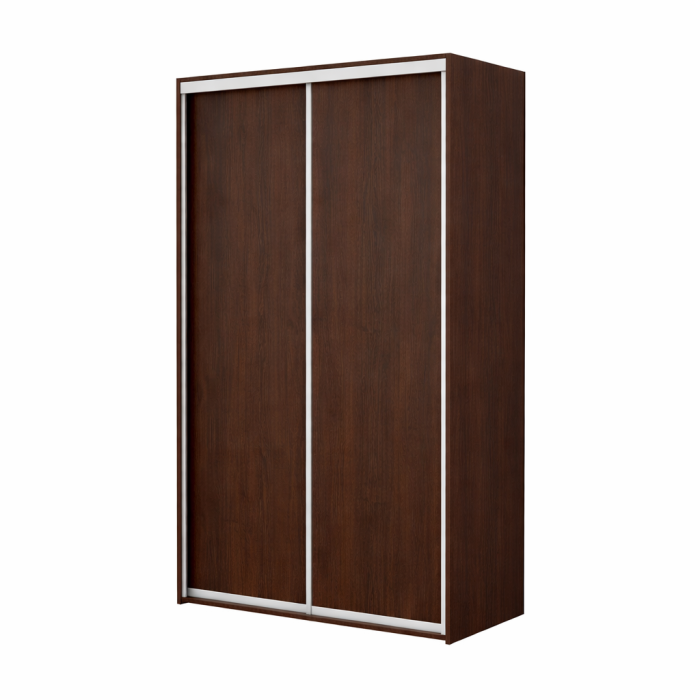 Dressing cu 2 Uși Glisante Wenge, 120×60×200 cm, PAL 18 mm, Bară pentru Umerașe și 5 Polițe [3]