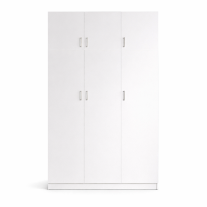 Dulap MAXIMO cu 3 Uși și Extensie Superioară, 240x120x50 cm, PAL 18 mm [3]