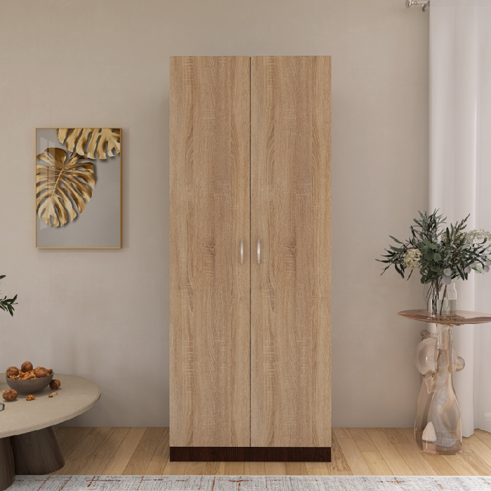 Dulap Wenge cu Sonoma in 2 Usi si 4 Polite de Depozitare, 200X80x40 cm, din Pal de 18 mm [2]