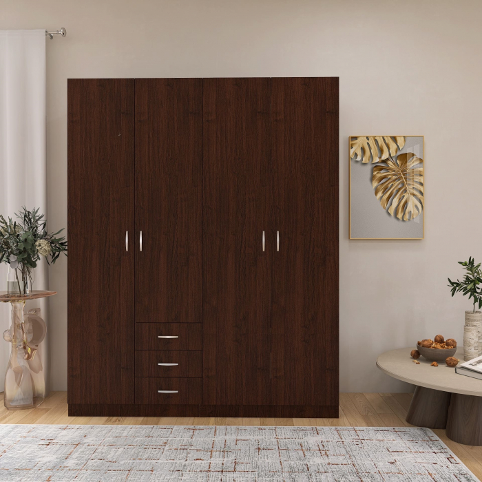 Dulap Mega cu 4 usi, 200x160x50, Culoare Wenge din Pal de 18 mm [3]