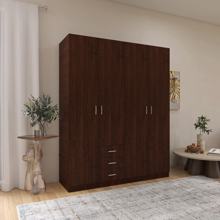 Dulap Mega cu 4 usi, 200x160x50, Culoare Wenge din Pal de 18 mm [2]