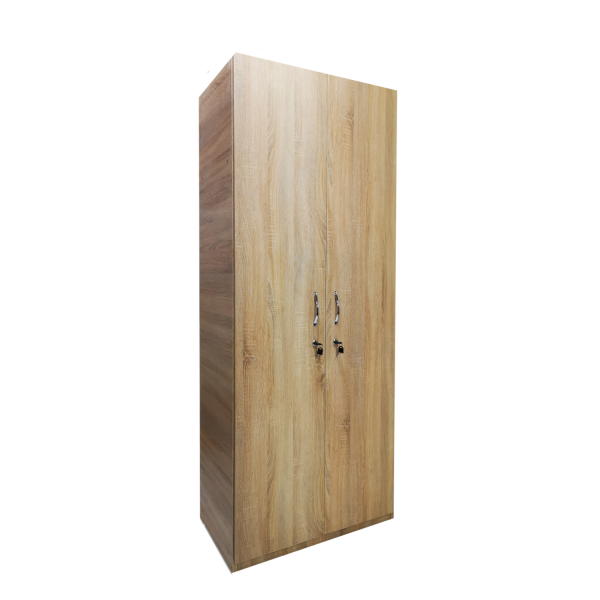 Dulap tip Vestiar cu Bara de Umerase si 2 Polite de Depozitare, 200x50x80cm, Culoare Sonoma, Material PAL de 18mm [2]