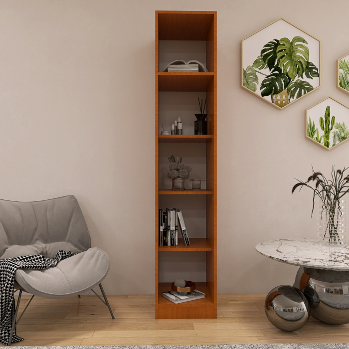 Etajera Simpla, 200x45x45 cm, Culoare Cires din pal de 18 mm [2]