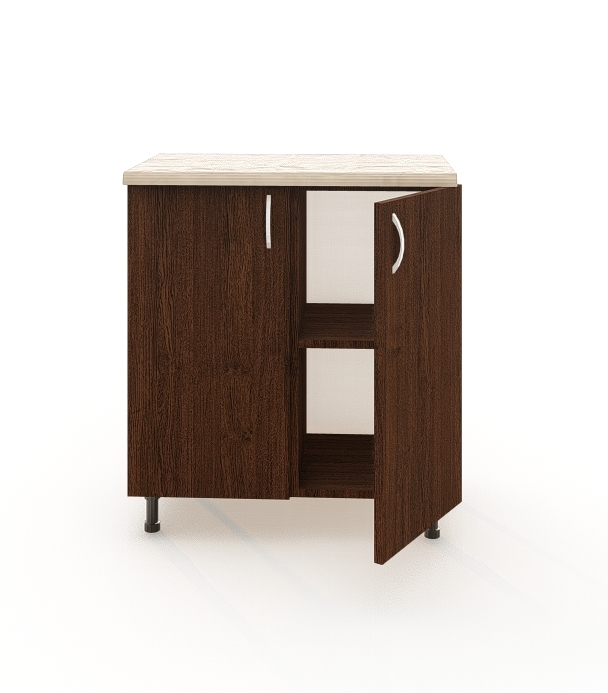 Corp Inferior Bucatarie L80X50XH90CM, Culoare Wenge, Pal 18mm [3]