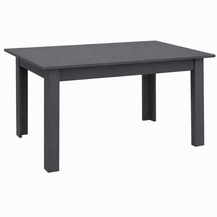 Masă Bucătărie Dreptunghiulară Fixă 120x80x80 cm, PAL 18 mm, Gri Antracit [2]