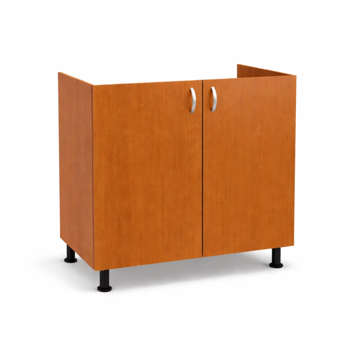 Masca Chiuvetă 80x87x50 cm, 2 Uși, Cires, PAL 18 mm, Picioare Reglabile [2]