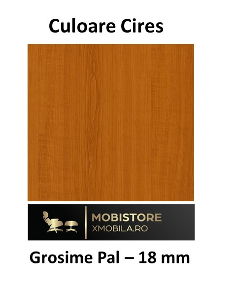 Masca Chiuvetă 80x87x50 cm, 2 Uși, Cires, PAL 18 mm, Picioare Reglabile [4]