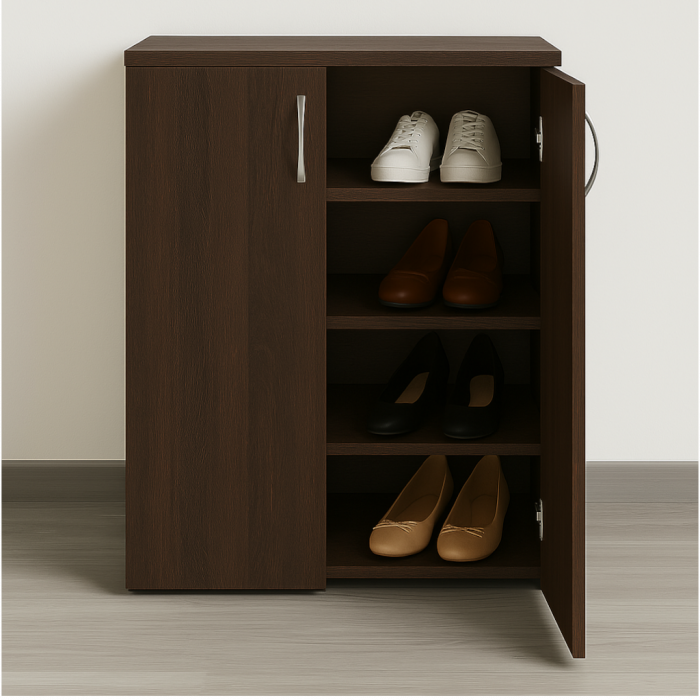 Pantofar cu 2 usi WENGE, 100x70x40cm, Pal 18mm [2]