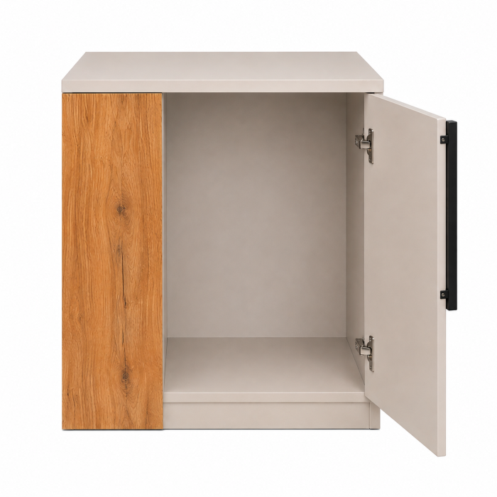 Set 2 Noptiere OSLO Cashmere & Stejar Auriu 40x45x40 cm – PAL 18 mm, Design Modern [4]