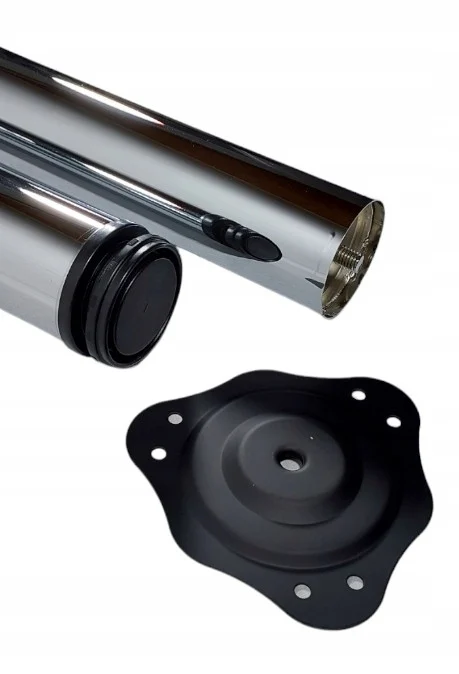 Set 4 picioare Solusa pentru blat masa, FI60x710 mm, finisaj crom lucios [4]