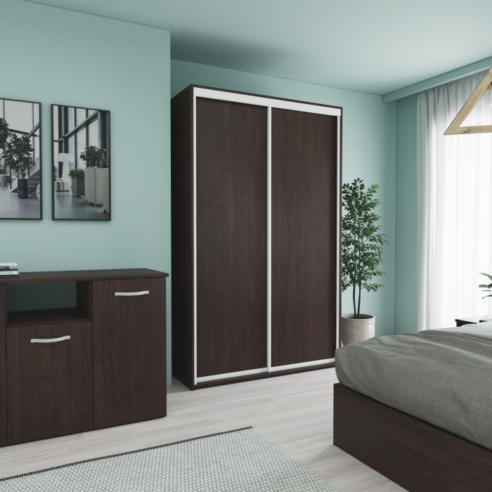 Set Dormitor Smart, Material Pal 18mm, Culoare Wenge [5]