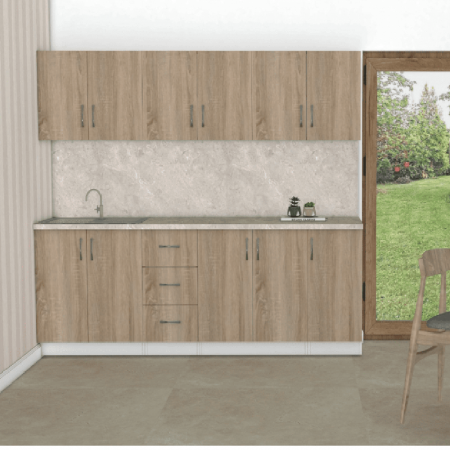 BUCATARII STANDARD - BUCATARIE MODULARA SARA 260CM LUNGIME