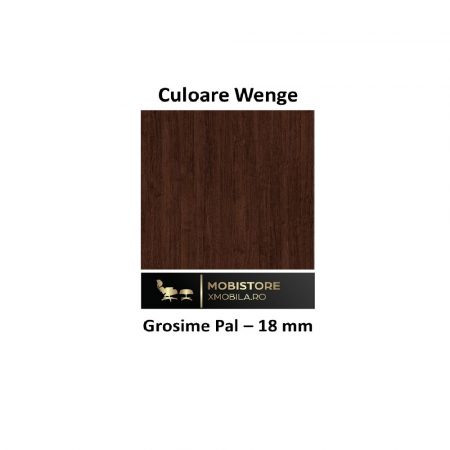 Bucatarie Star 120cm, Culoare Wenghe din Pal de 18mm [4]