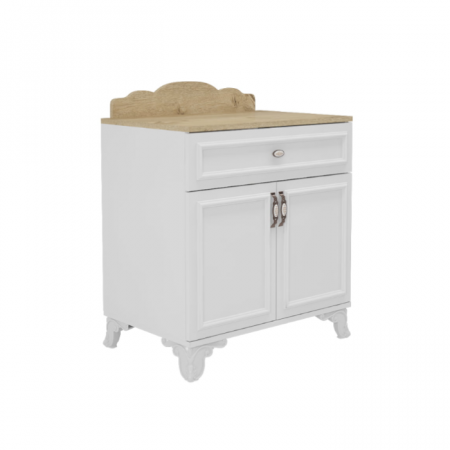 COMODE - Comoda Alaska, Alb, 75x84x40 cm, MDF