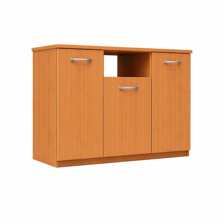 Comode - Comoda TV DARIA, 120x80x45 cm, Culoare Cires, PAL 18mm