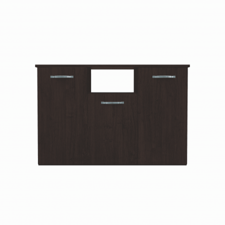 Comoda TV DARIA, 120x80x45 cm, Culoare Wenge, PAL 18mm [1]