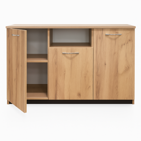 Comoda TV DARIA, 120x80x45 cm, Stejar Auriu, PAL 18mm [2]