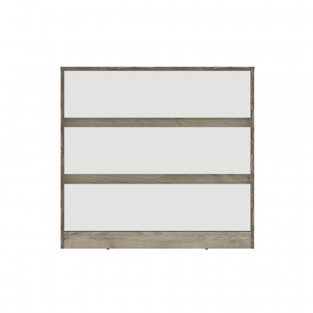 COMODE - Comoda Venera cu 3 sertare, Culoare Stejar Craft cu Alb