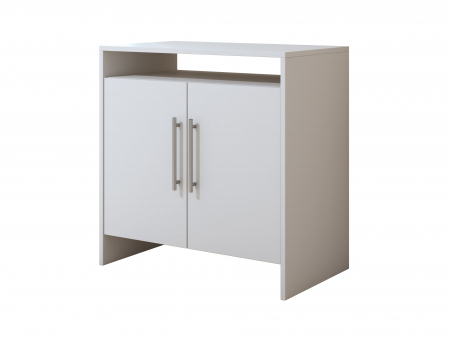 COMODE - Comodă ZOE, Masura 70x70x40 cm, Culoare Alb Mat