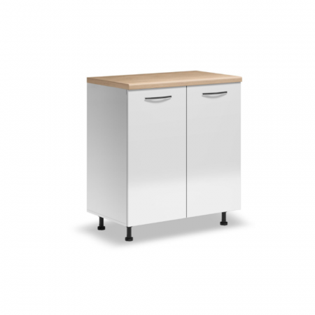 INFERIOARE BUCATARIE - Corp Inferior Bucatarie  80x90x50cm,Culoare  Alb, Pal 18mm