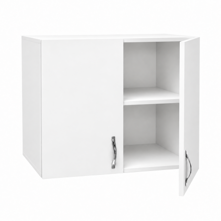 Corpuri superioare bucătărie - Corp Suspendat 80×60×36 cm Bucătărie, Alb Mat | PAL 18 mm | Balamale cu Amortizare