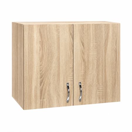 Corpuri superioare bucătărie - Corp Suspendat Bucătărie 2 Uși 80×60×35 cm Stejar Sonoma | PAL 18 mm | Balamale cu Amortizare