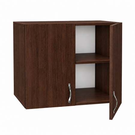 Corpuri superioare bucătărie - Corp Suspendat 80×60×35 cm Bucătărie, 2 Uși, Wenge | PAL 18 mm | Balamale cu Amortizare