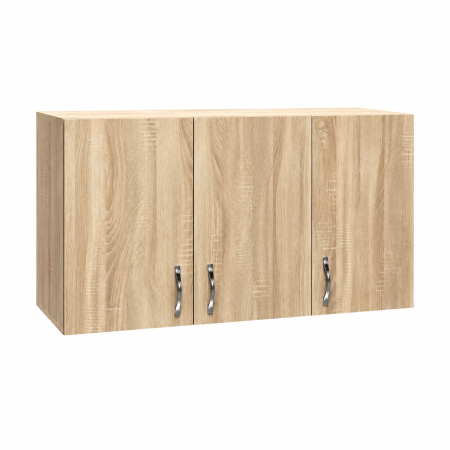 Corpuri superioare bucătărie - Corp Suspendat Bucătărie 3 Uși 120×60×35 cm Stejar Sonoma | PAL 18 mm | Balamale cu Amortizare