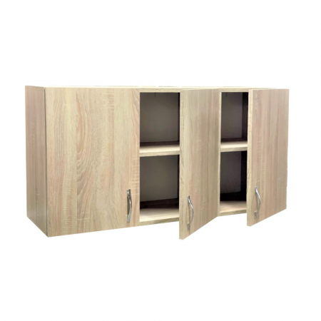 Corp Suspendat cu 3 Usi, 120x60x35 cm, Culoare Sonoma, Pal 18mm [2]