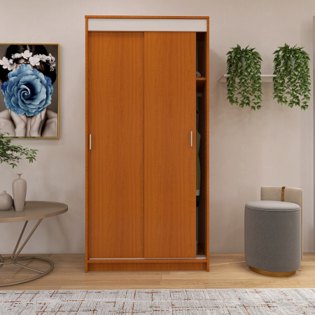 Dressing Barcelona, 200x100x50 cm, Culoare Cires din pal de 18 mm [3]