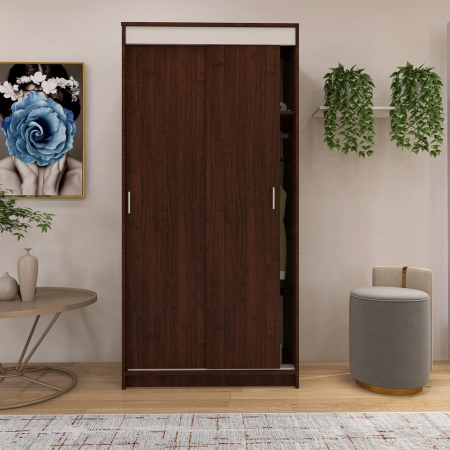 Dressing Barcelona, 200x100x50 cm, Culoare Wenge din pal de 18 mm [1]