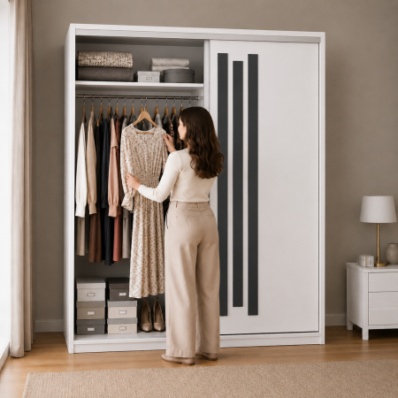 Dressing Leno H200x 150 x 60 cm, PAL 18 mm [2]