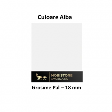 Dulap cu 2 Usi si 4 Rafturi de Depozitare, 200x80x40 cm, Culoare Alb din Pal de 18mm [5]
