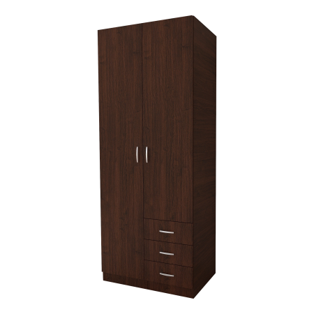 Dulap Mixt Star cu 2 Usi si 3 Sertare, 200x80x50 cm,Culoare Wenge – Balamale cu amortizare și reglaj 3D [3]