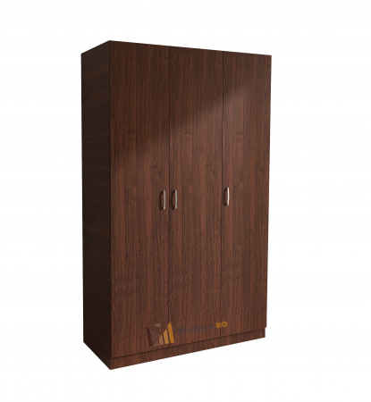 Dulap Wenge cu 3 Usi ,4 polite de Depozitare si 2 buc Bara de Haine, 200X120x50 cm, din Pal de 18 mm [3]
