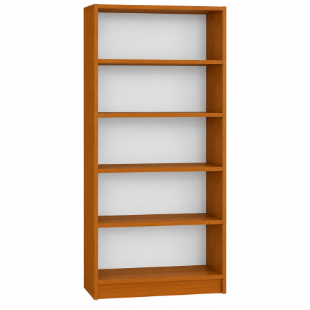 Etajera Birou cu 4 Polite de Depozitare 200x70x35 cm, Culoare Cires, Material PAL de 18mm [2]