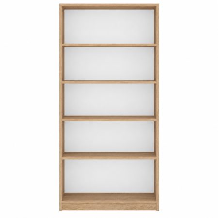 Etajera Birou cu 4 Polite de Depozitare 200x70x35 cm, Culoare Sonoma, Material PAL de 18mm [1]